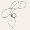Afbeeldingen van Ketting Hart van het merk Puur, Wit