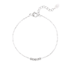 Afbeeldingen van Klassieke armband met bolletjes - zilver