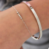 Afbeeldingen van Klassieke armband met bolletjes - zilver