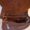 Afbeeldingen van Boho Tas leer camel