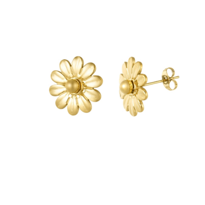 Afbeeldingen van Blossom dots oorbellen - Goud kleur