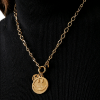 Afbeeldingen van Funky smile ketting - Zilver kleur