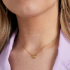 Afbeeldingen van Simpele strik ketting - Zilver kleur