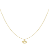 Afbeeldingen van Simpele ketting met lippen bedel - Goud kleur 