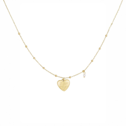 Afbeeldingen van Love you ketting - Goud kleur