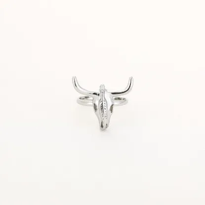 Afbeeldingen van Ring Skull zilver
