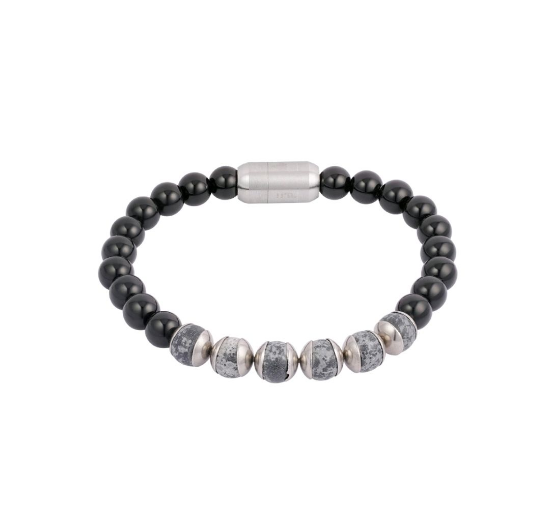 Afbeeldingen van Heren armband vanguard cuff - zwart