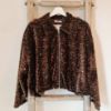 Afbeeldingen van Fluwelen jasje met pailletten bruin