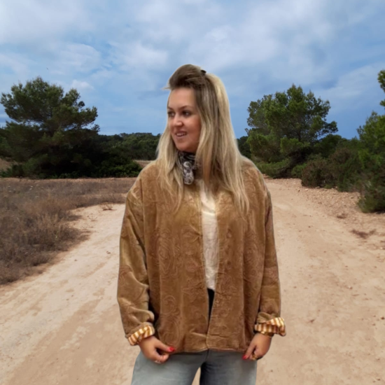 Afbeeldingen van Velvet Jacket STAR