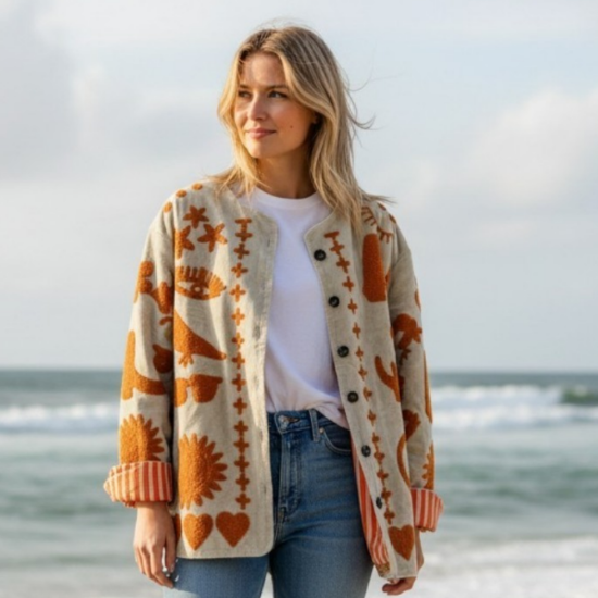 Afbeeldingen van Velvet Jacket DREAM Pistache