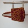 Afbeeldingen van Velvet tas roest lovebirds